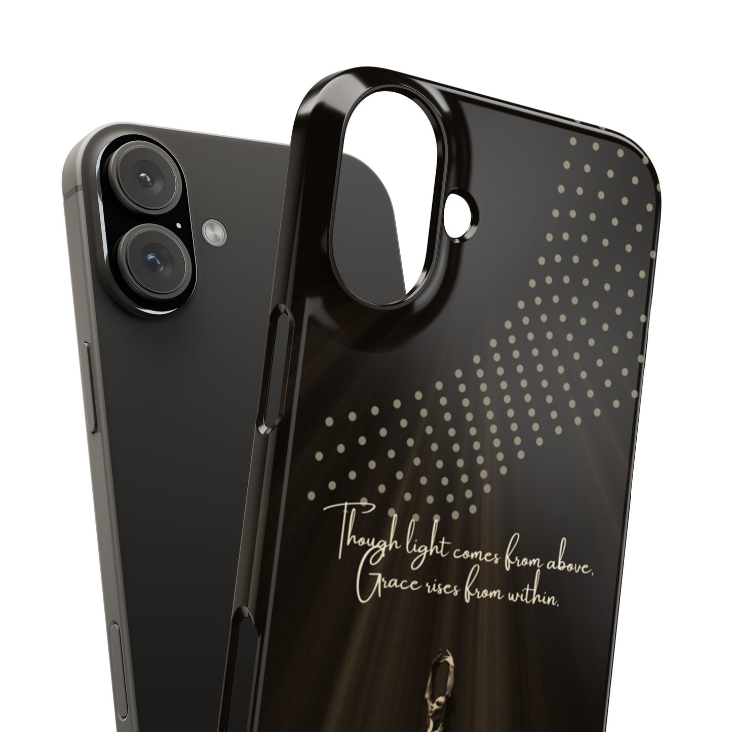 Divine Flight iPhone Case | Ballet Grace Art | Inspirational Dance Quote | Dance Lifestyle | BailaFashion