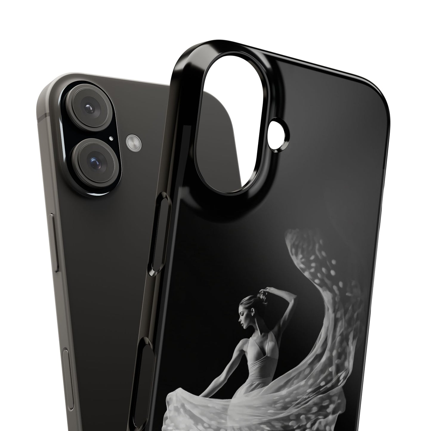 Dancer's Celestial Flow iPhone Case | Ballet Elegance Phone Protection | Starlit Performance Art | Dance Lifestyle | BailaFashion
