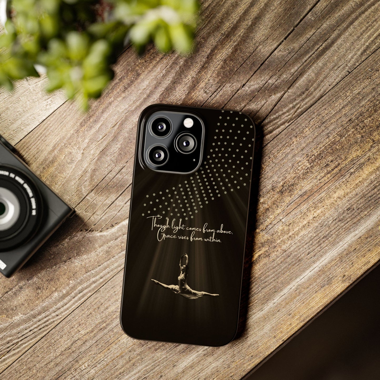 Divine Flight iPhone Case | Ballet Grace Art | Inspirational Dance Quote | Dance Lifestyle | BailaFashion