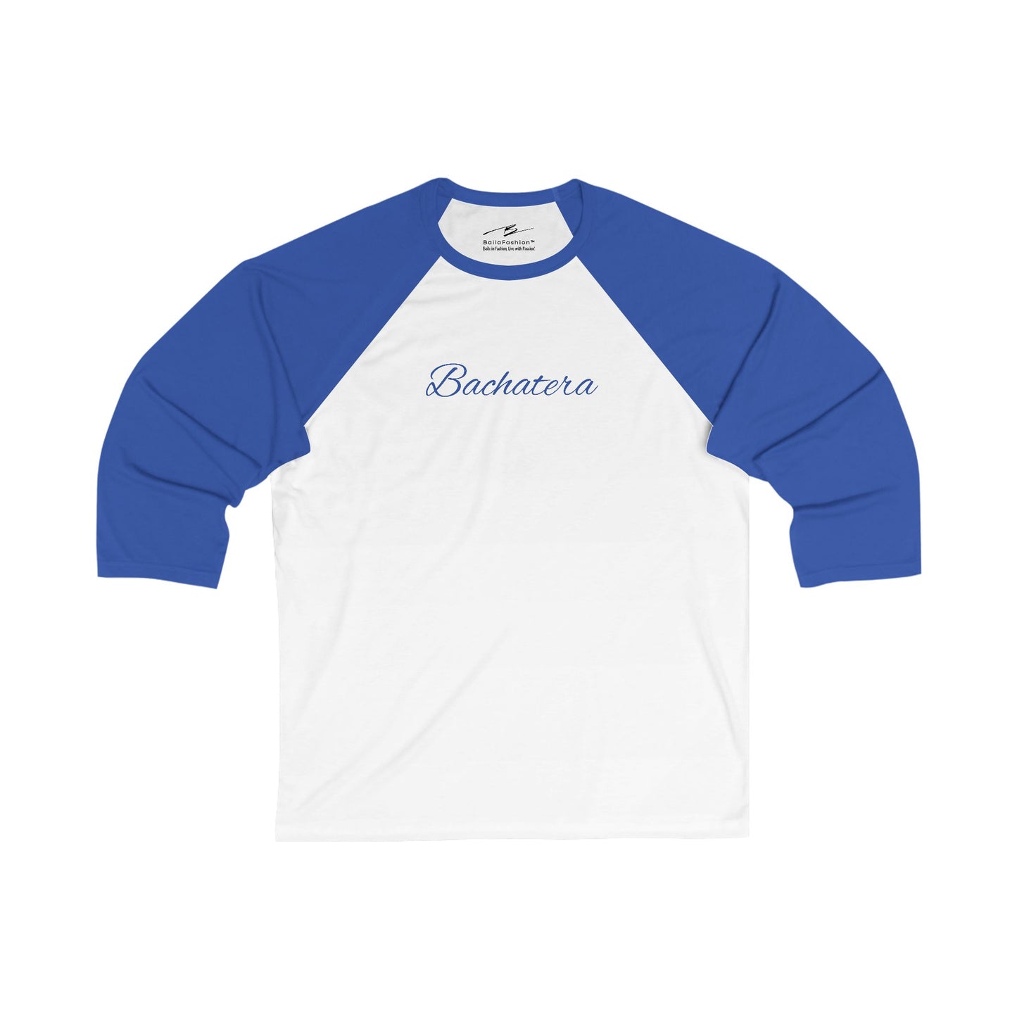 Bachatera 3/4 Sleeve Baseball T-Shirt | Latin Dance Identity Raglan Tee | Women's Bachata Dancer Gift | Dance Lifestyle | Couple Tops