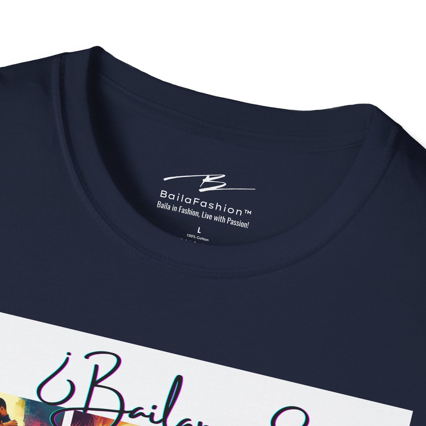 Bailamos? Latin Dance Collage T-Shirt | DJ Dog Salsa Bachata Scenes | Vibrant Dance Art | BailaFashion Streetwear | Dance Practice Tee