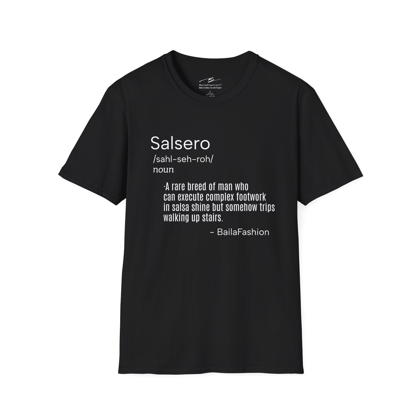 SALSERO Definition T-Shirt | Funny Salsa Dancing Tee | Dancer Dictionary Shirt | Latin Dance Humor Gift | Salsa Dancer Apparel | Daily Wear