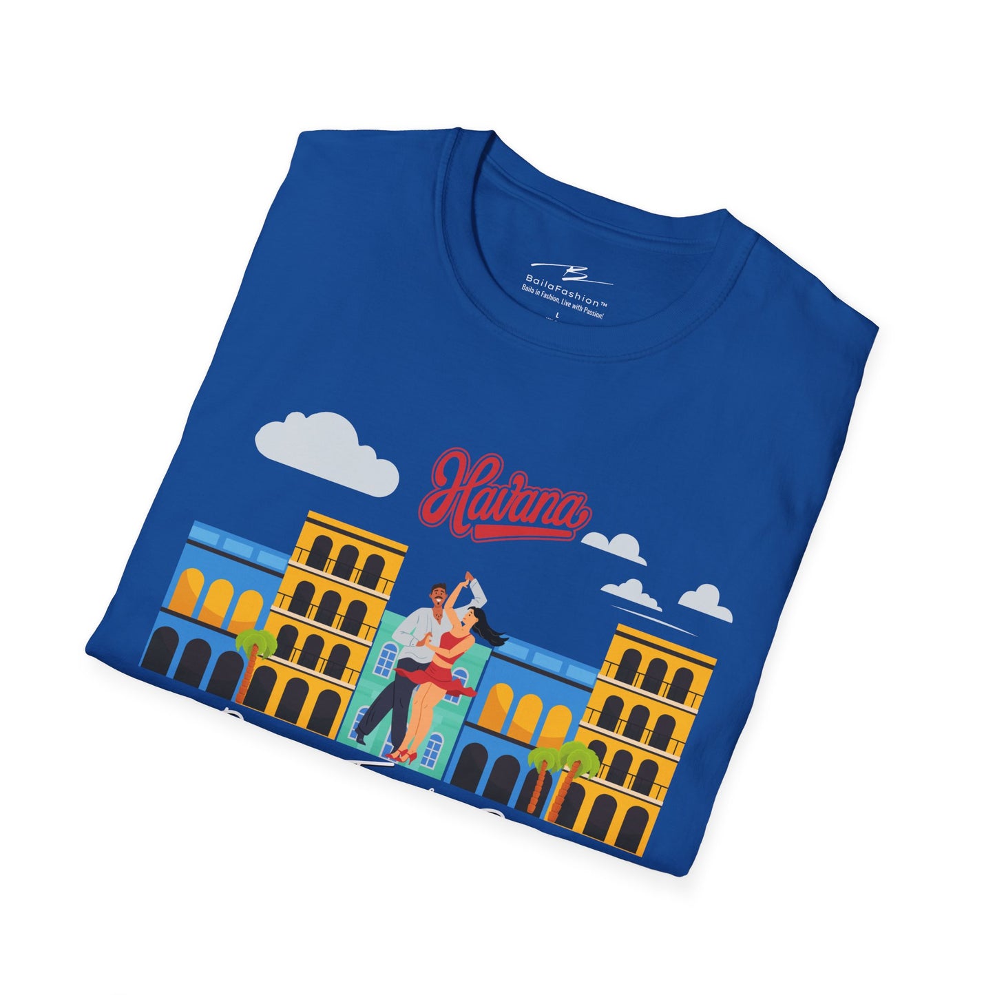 London Dance Travel Repeat T-Shirt | British Latin Dancers Big Ben Tee | Class Practice Matching Couple Tops | BailaFashion Dance Lifestyle