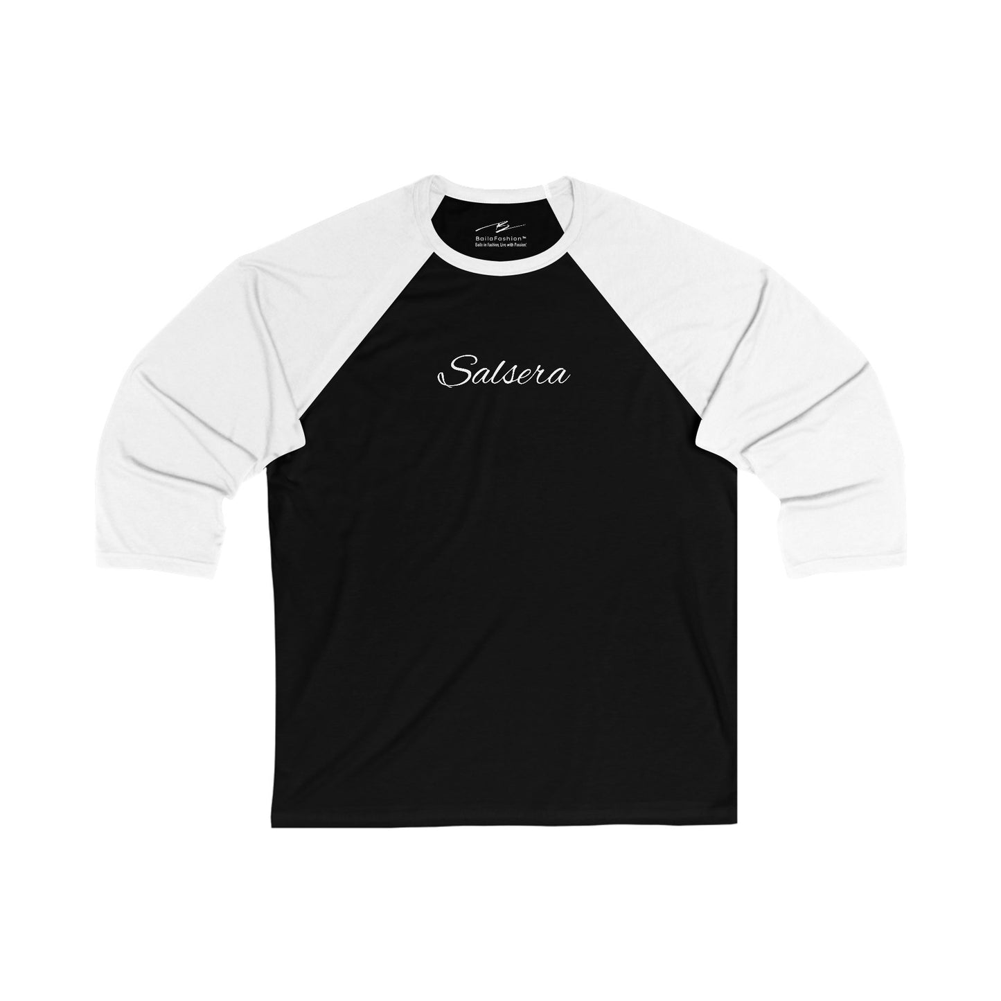 Salsera 3/4 Sleeve Baseball T-Shirt | Latin Dance Identity Raglan Tee | Women's Salsa Dancer Gift | Dance Lifestyle | Matching Couple Tops