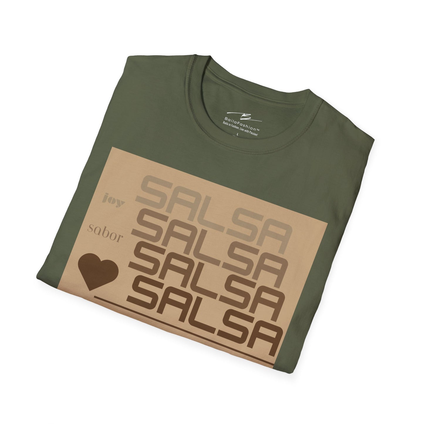 Salsa Essence Dancer T-Shirt | Latin Dance Typography Tee | Rhythm Passion Energy | Salsa Dancer Gift | Matching Couple Tops | BailaFashion