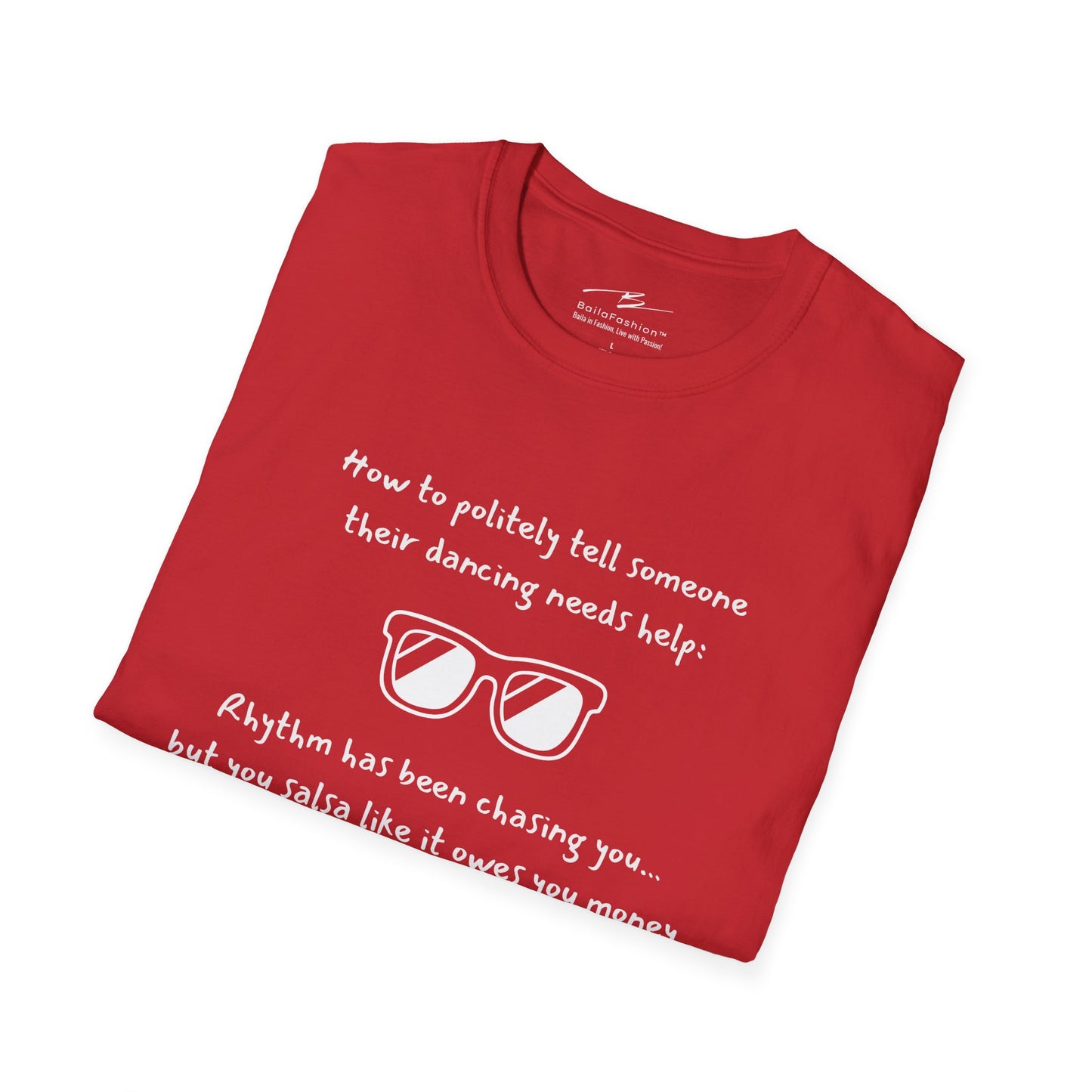 Rhythm Chasing Funny Dancer T-Shirt | Salsa Bachata Humor | Latin Dancer Gift | Dance Studio Tee | Dance Lifestyle | Matching Couple Tops