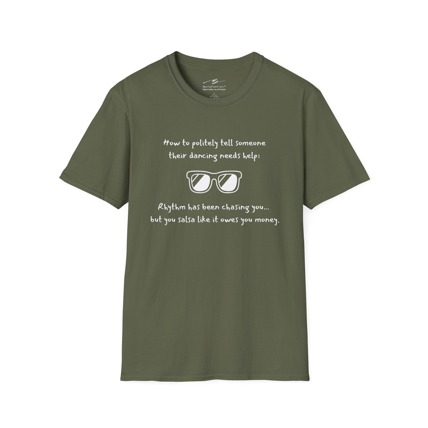 Rhythm Chasing Funny Dancer T-Shirt | Salsa Bachata Humor | Latin Dancer Gift | Dance Studio Tee | Dance Lifestyle | Matching Couple Tops