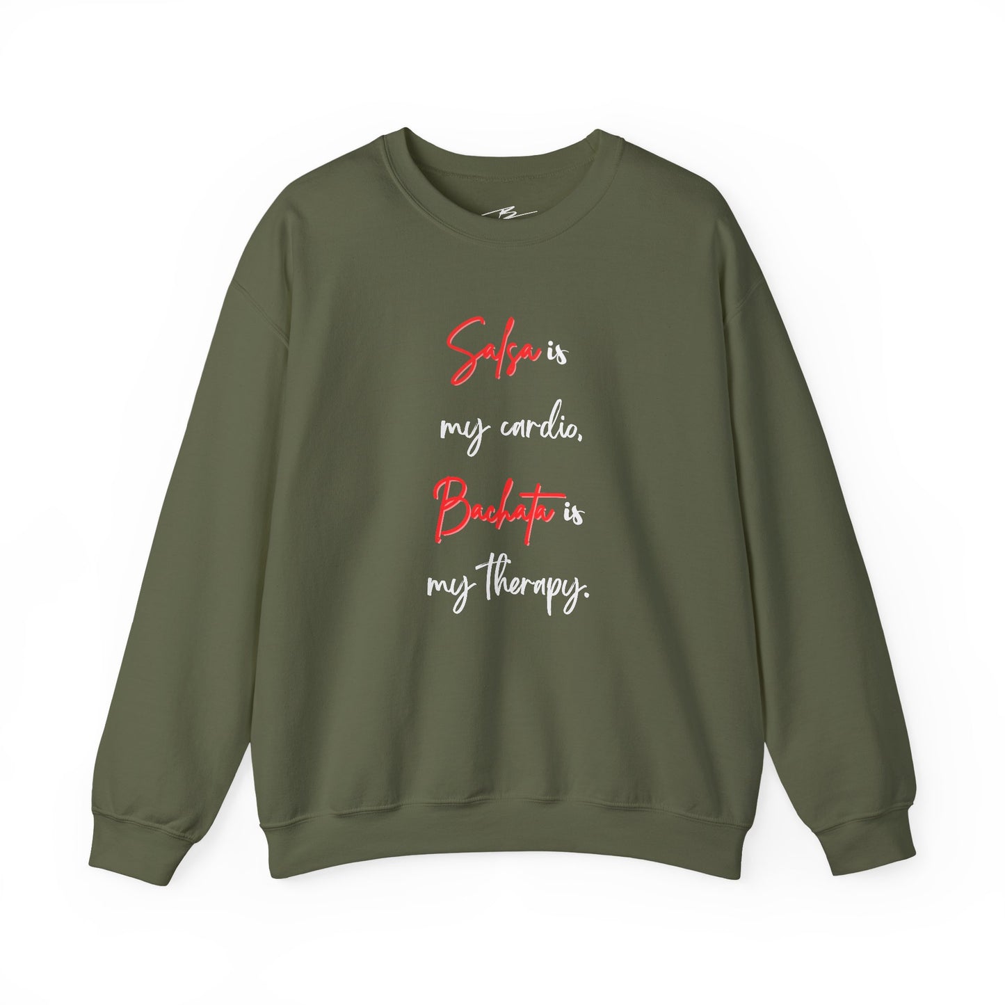 Salsa Is My Cardio Bachata Is My Therapy Sweatshirt | Latin Dancer Crewneck | Dance Quote Pullover | Matching Couple Sweater | BailaFashion