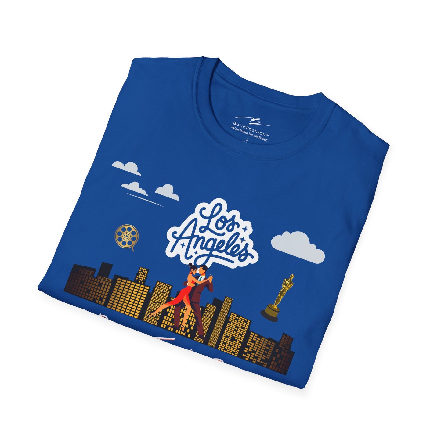Los Angeles Dance Travel Repeat T-shirt | LA Latin Dance Scene | Hollywood Salsa Bachata | West Coast Dance Gift | BailaFashion Lifestyle