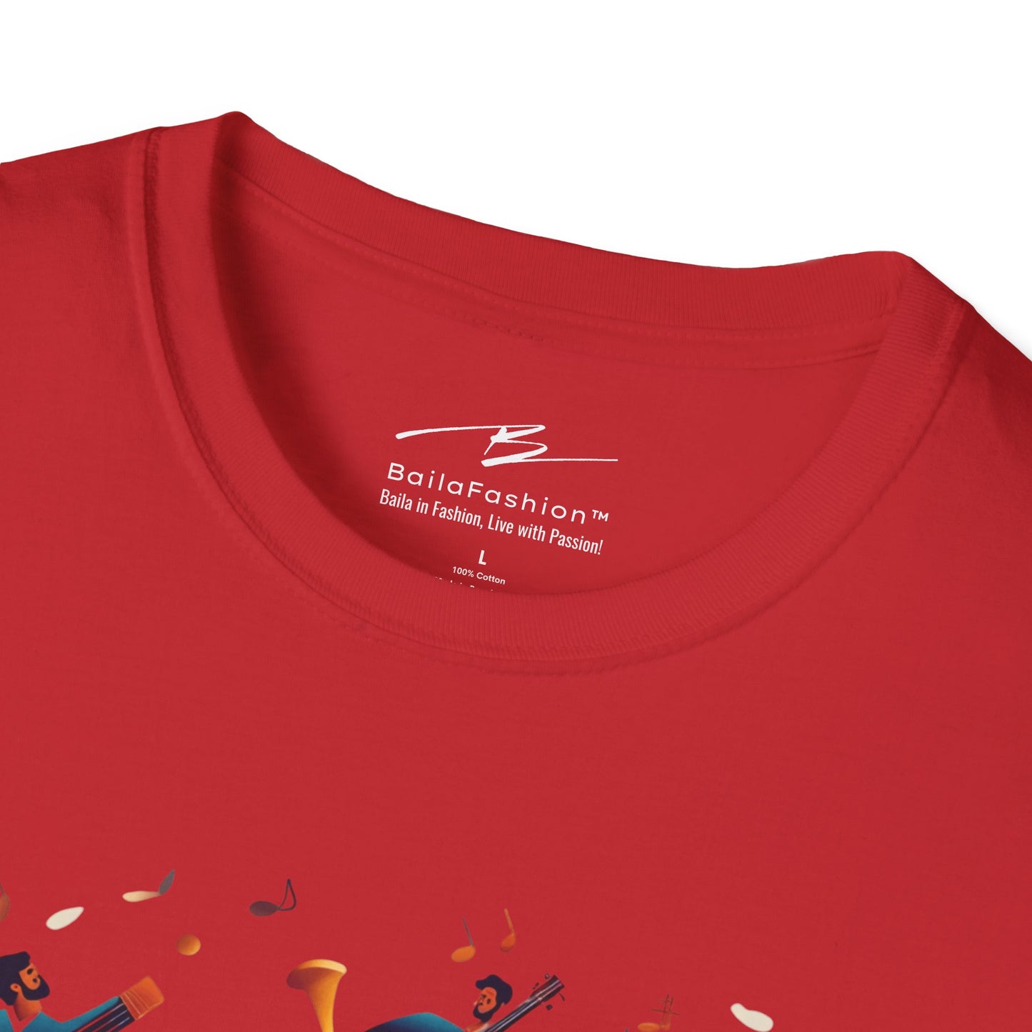 Salsa Orchestra T-Shirt | Latin Band Illustration | Musician Dance Art | Unisex Vibrant Music Tee | Studio Practice Wear | Dance Lifestyle