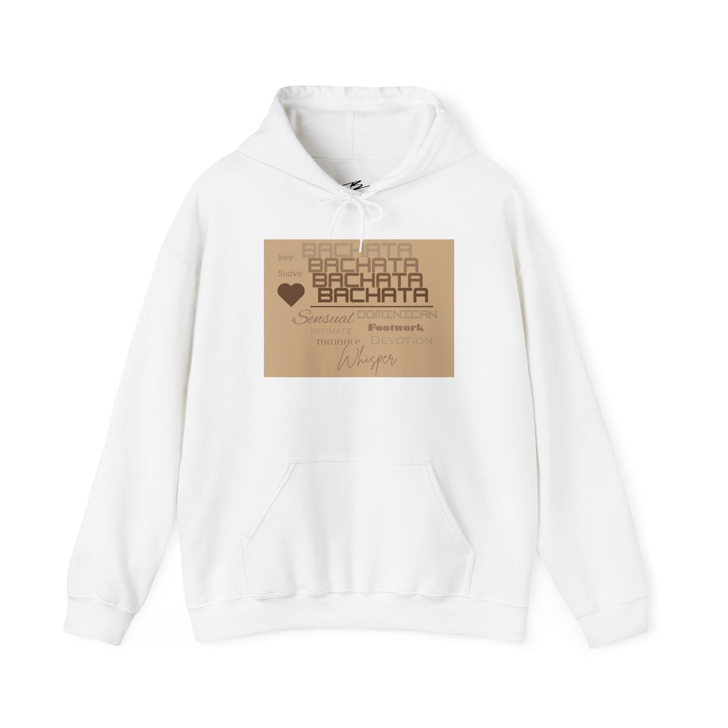 BACHATA Typography Hoodie | Latin Dance Word Art | Dominican Bachata | Sensual Bachata Pullover | BailaFashion Casual Wear Practice Wear
