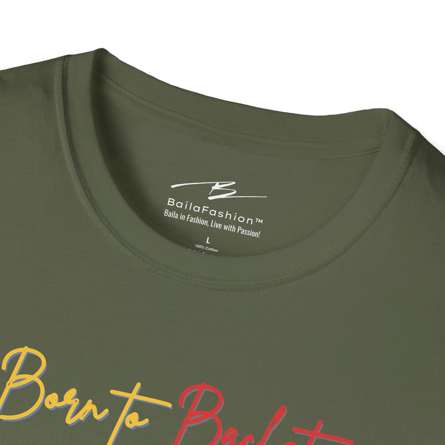 Born To Bachata, Forced To Work T-Shirt | Latin Dance Tee | Vibrant Bachetero Bachatera Dancer Shirt | Funny Gift | Colorful Dance Apparel