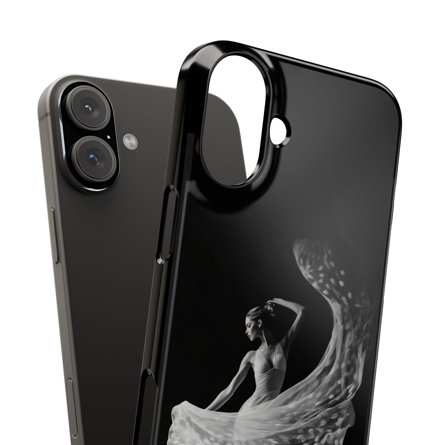 Dancer's Celestial Flow iPhone Case | Ballet Elegance Phone Protection | Starlit Performance Art | Dance Lifestyle | BailaFashion