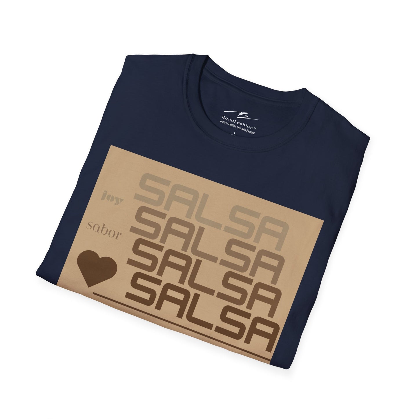 Salsa Essence Dancer T-Shirt | Latin Dance Typography Tee | Rhythm Passion Energy | Salsa Dancer Gift | Matching Couple Tops | BailaFashion