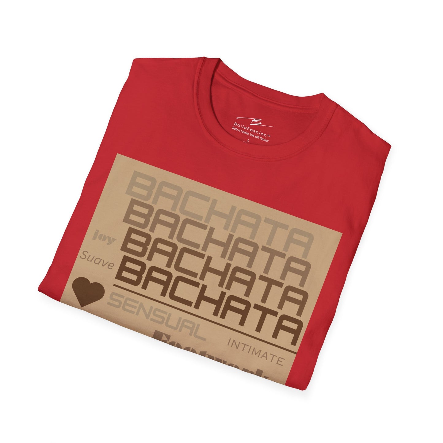 Bachata Essence T-Shirt | Latin Dance Typography Tee | Sensual Rhythm Elegance | Bachata Dancer Gift | BailaFashion Studio Dancewear