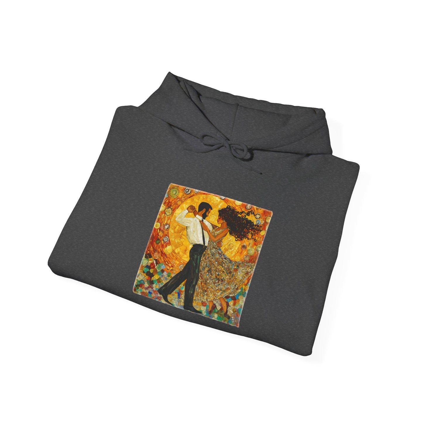 Golden Rhythm Dance Hoodie | Premium Salsa Bachata Apparel | Latin Dancer Gift | Vibrant Dance Art | BailaFashion Dance Lifestyle