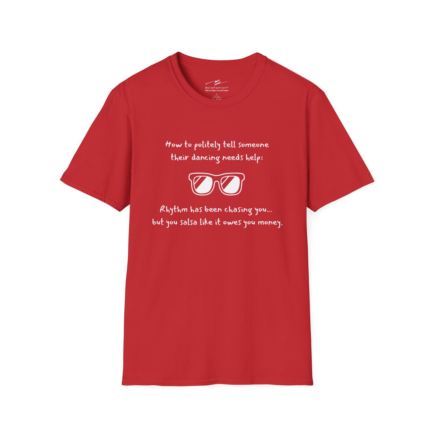 Rhythm Chasing Funny Dancer T-Shirt | Salsa Bachata Humor | Latin Dancer Gift | Dance Studio Tee | Dance Lifestyle | Matching Couple Tops
