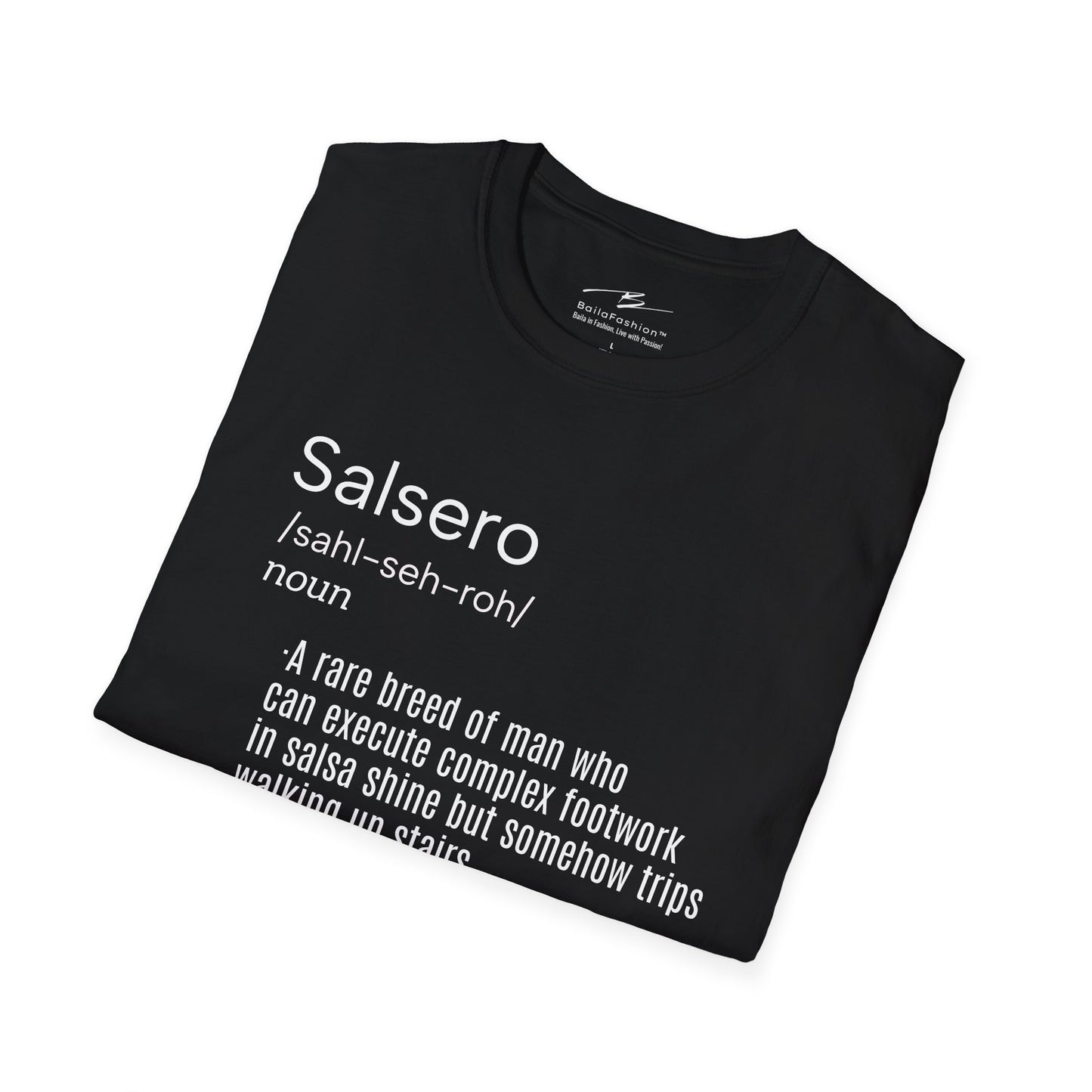 SALSERO Definition T-Shirt | Funny Salsa Dancing Tee | Dancer Dictionary Shirt | Latin Dance Humor Gift | Salsa Dancer Apparel | Daily Wear