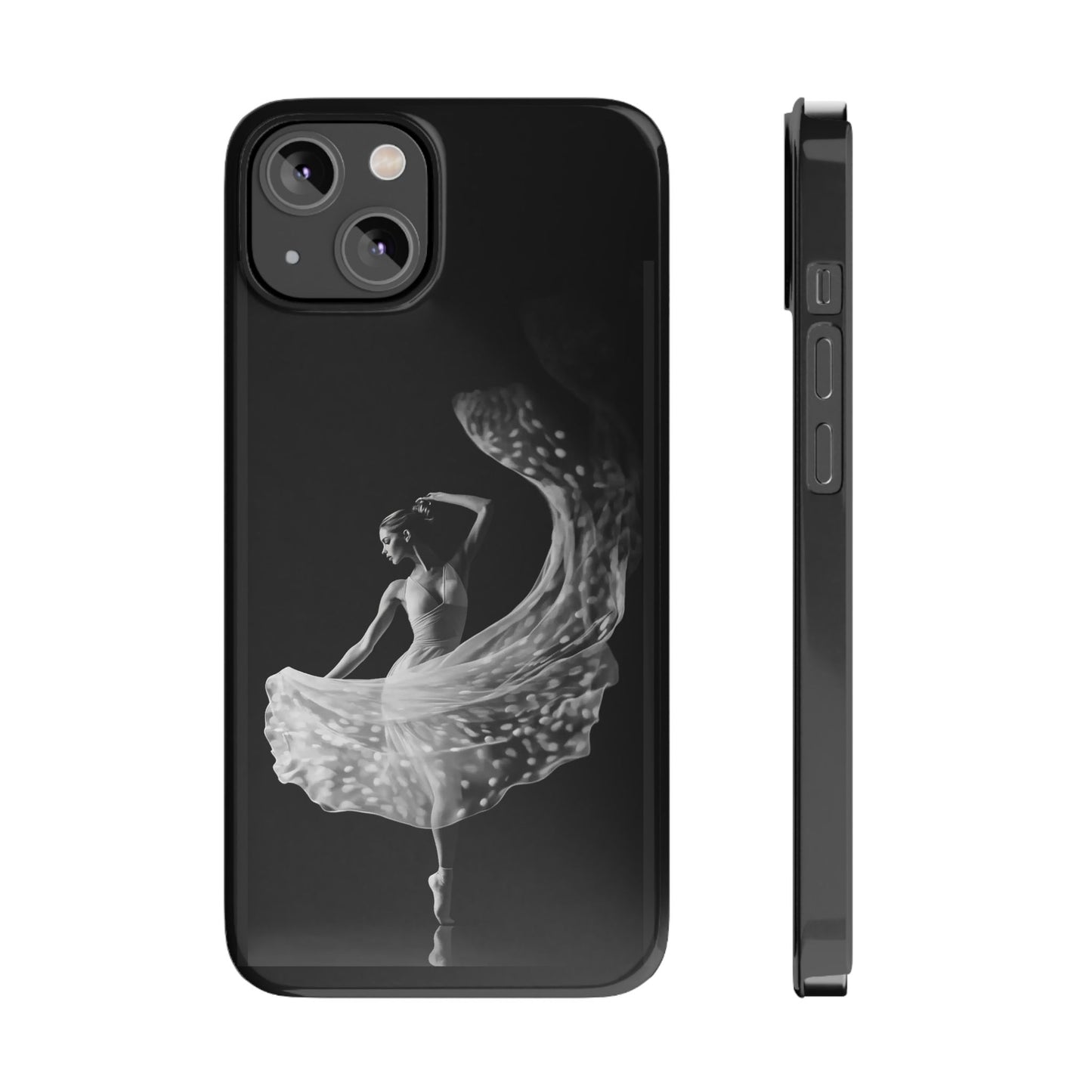 Dancer's Celestial Flow iPhone Case | Ballet Elegance Phone Protection | Starlit Performance Art | Dance Lifestyle | BailaFashion