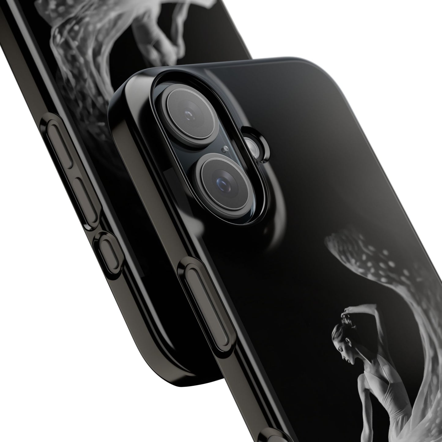 Dancer's Celestial Flow iPhone Case | Ballet Elegance Phone Protection | Starlit Performance Art | Dance Lifestyle | BailaFashion
