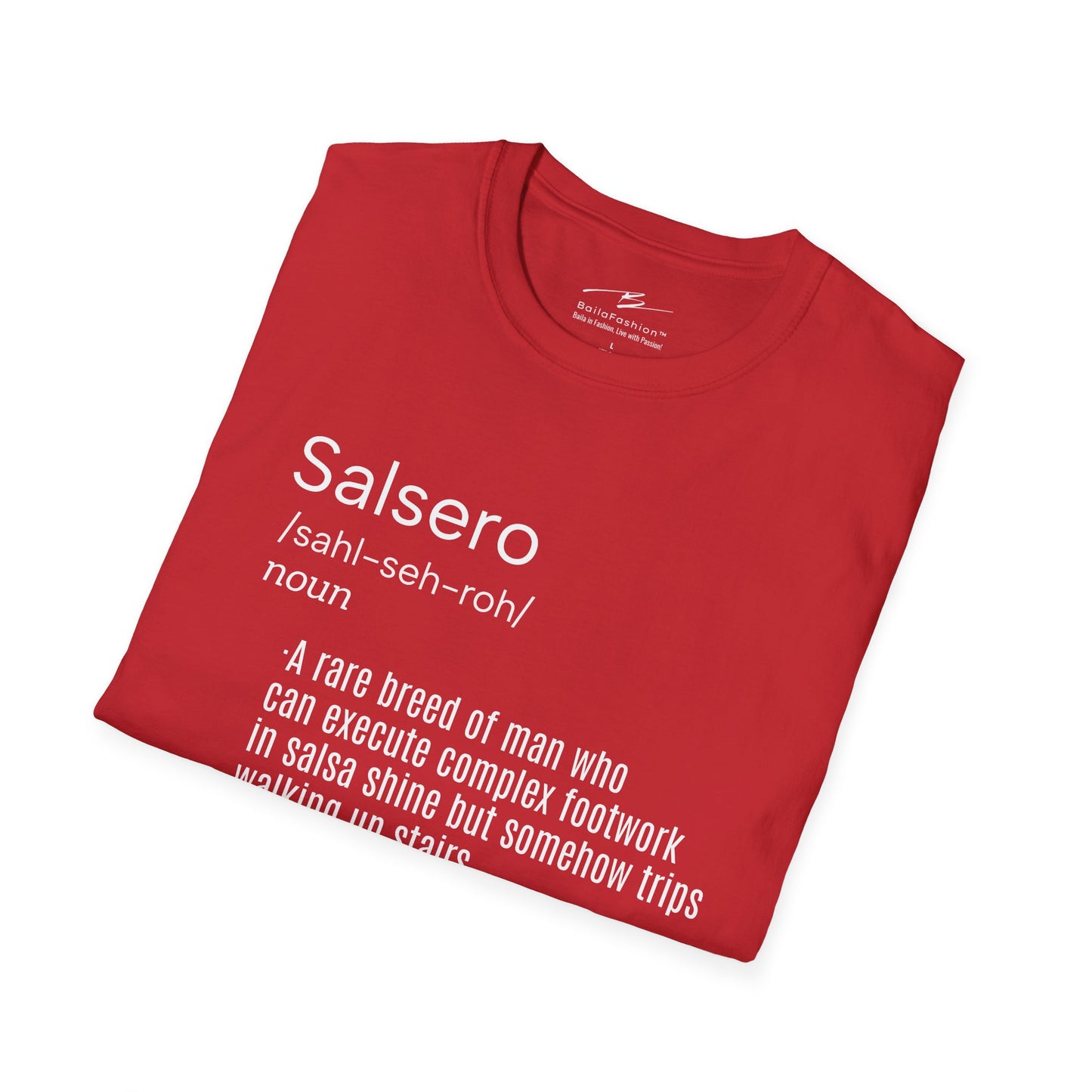 SALSERO Definition T-Shirt | Funny Salsa Dancing Tee | Dancer Dictionary Shirt | Latin Dance Humor Gift | Salsa Dancer Apparel | Daily Wear