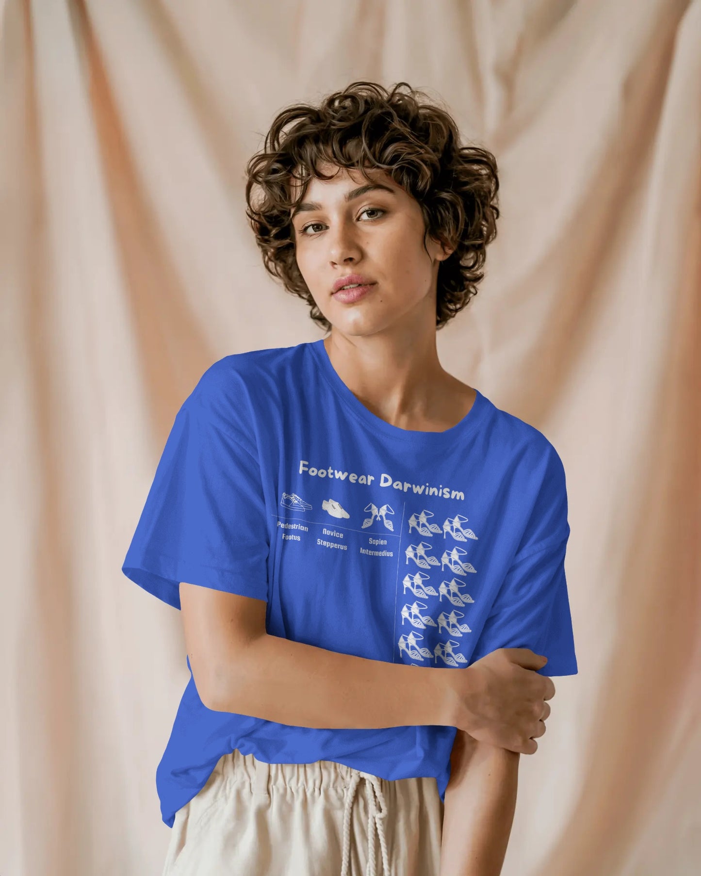 Footwear Darwinism T-Shirt | Dance Shoe Evolution | Latin Dancer Humor | Salsa Bachata Collection | Dance Lifestyle | Matching Couple Tops