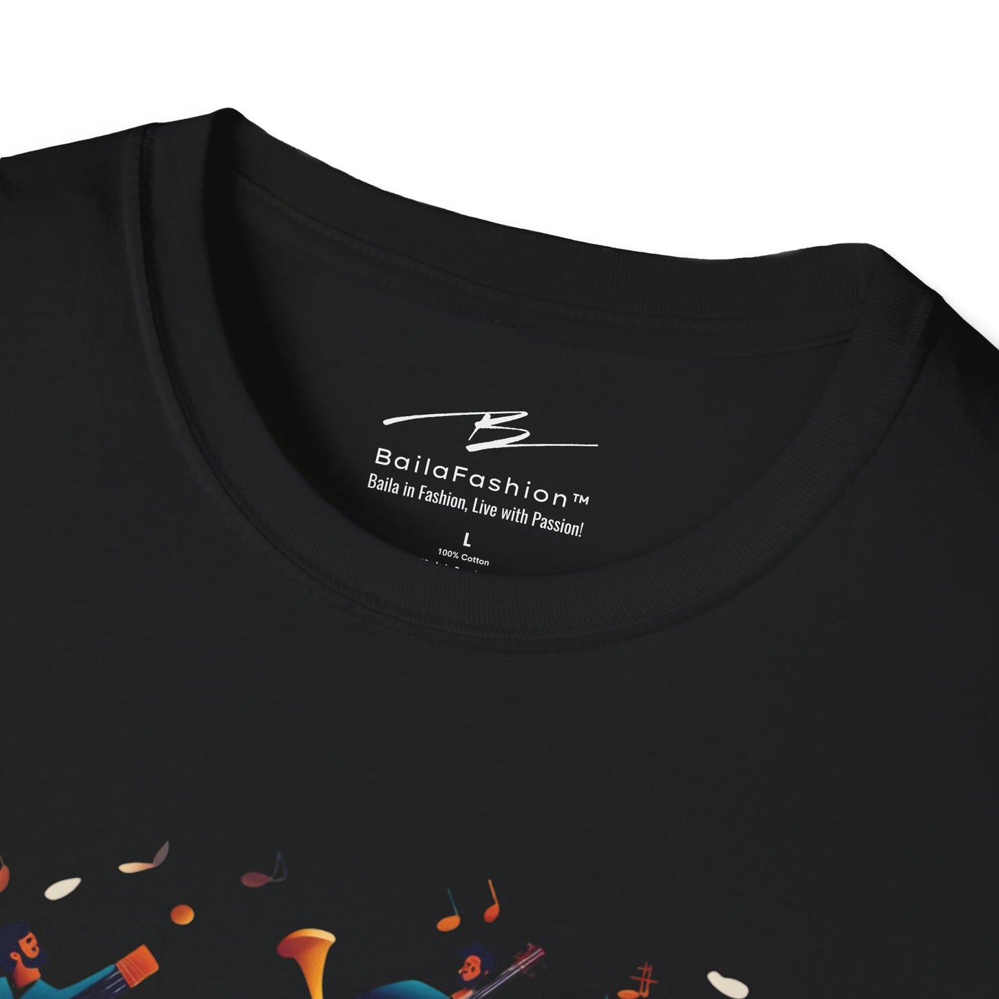 Salsa Orchestra T-Shirt | Latin Band Illustration | Musician Dance Art | Unisex Vibrant Music Tee | Studio Practice Wear | Dance Lifestyle