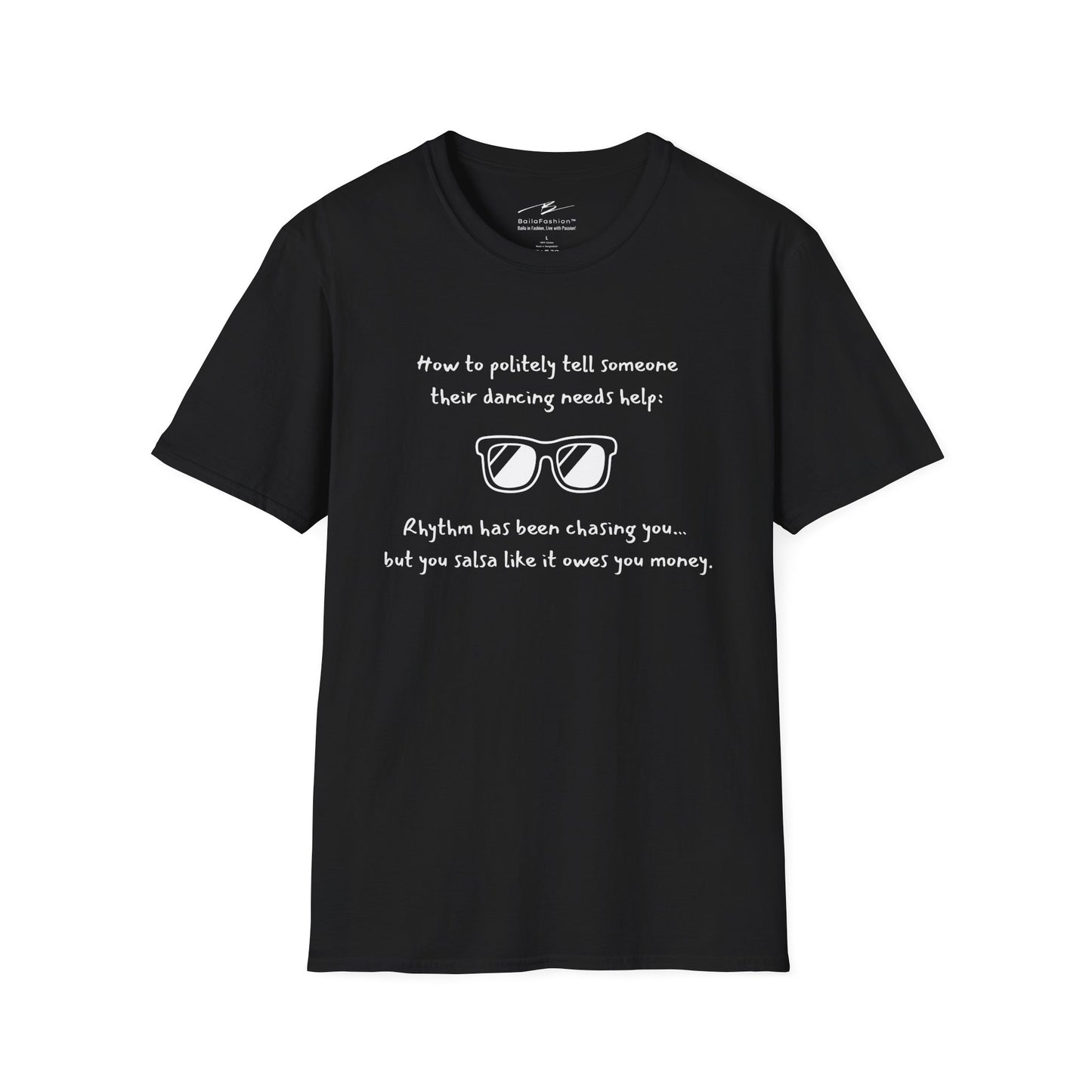 Rhythm Chasing Funny Dancer T-Shirt | Salsa Bachata Humor | Latin Dancer Gift | Dance Studio Tee | Dance Lifestyle | Matching Couple Tops