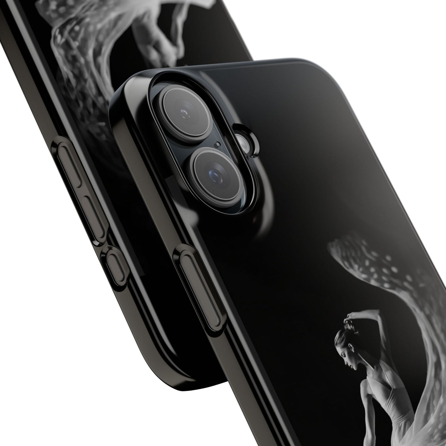 Dancer's Celestial Flow iPhone Case | Ballet Elegance Phone Protection | Starlit Performance Art | Dance Lifestyle | BailaFashion