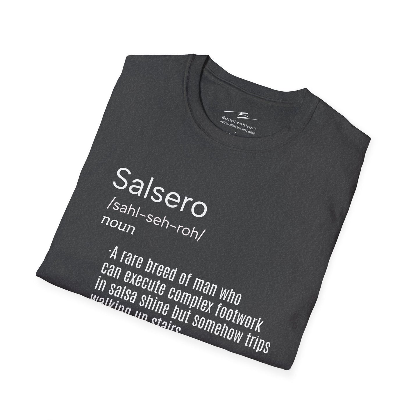 SALSERO Definition T-Shirt | Funny Salsa Dancing Tee | Dancer Dictionary Shirt | Latin Dance Humor Gift | Salsa Dancer Apparel | Daily Wear