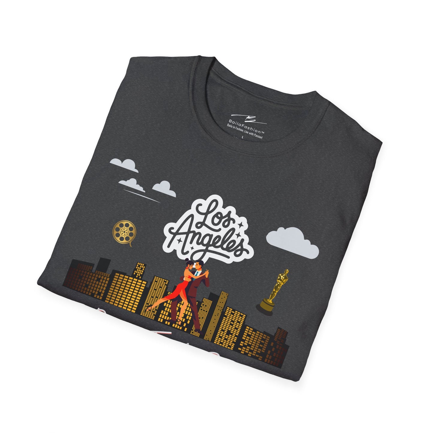 Los Angeles Dance Travel Repeat T-shirt | LA Latin Dance Scene | Hollywood Salsa Bachata | West Coast Dance Gift | BailaFashion Lifestyle