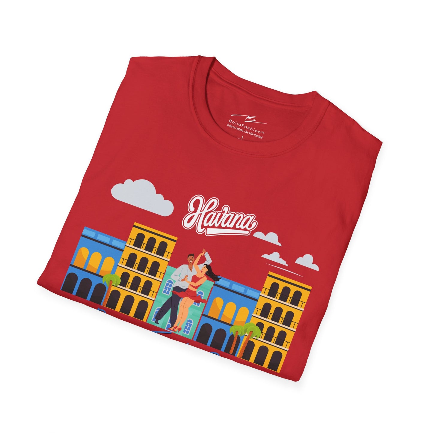 London Dance Travel Repeat T-Shirt | British Latin Dancers Big Ben Tee | Class Practice Matching Couple Tops | BailaFashion Dance Lifestyle