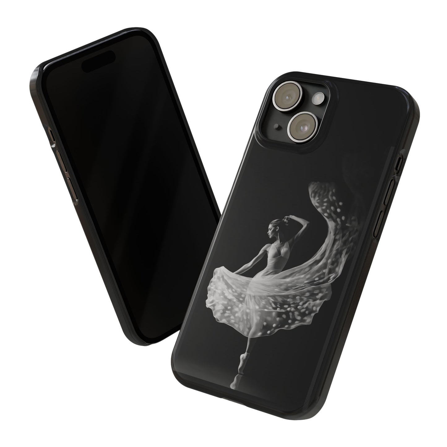 Dancer's Celestial Flow iPhone Case | Ballet Elegance Phone Protection | Starlit Performance Art | Dance Lifestyle | BailaFashion