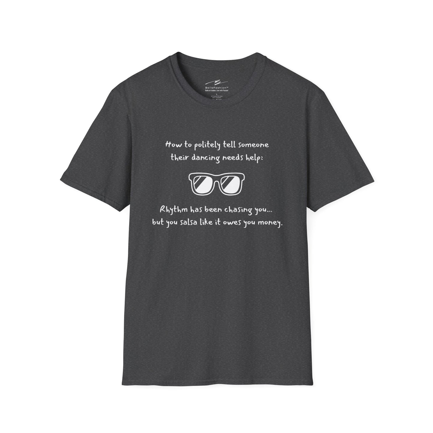 Rhythm Chasing Funny Dancer T-Shirt | Salsa Bachata Humor | Latin Dancer Gift | Dance Studio Tee | Dance Lifestyle | Matching Couple Tops