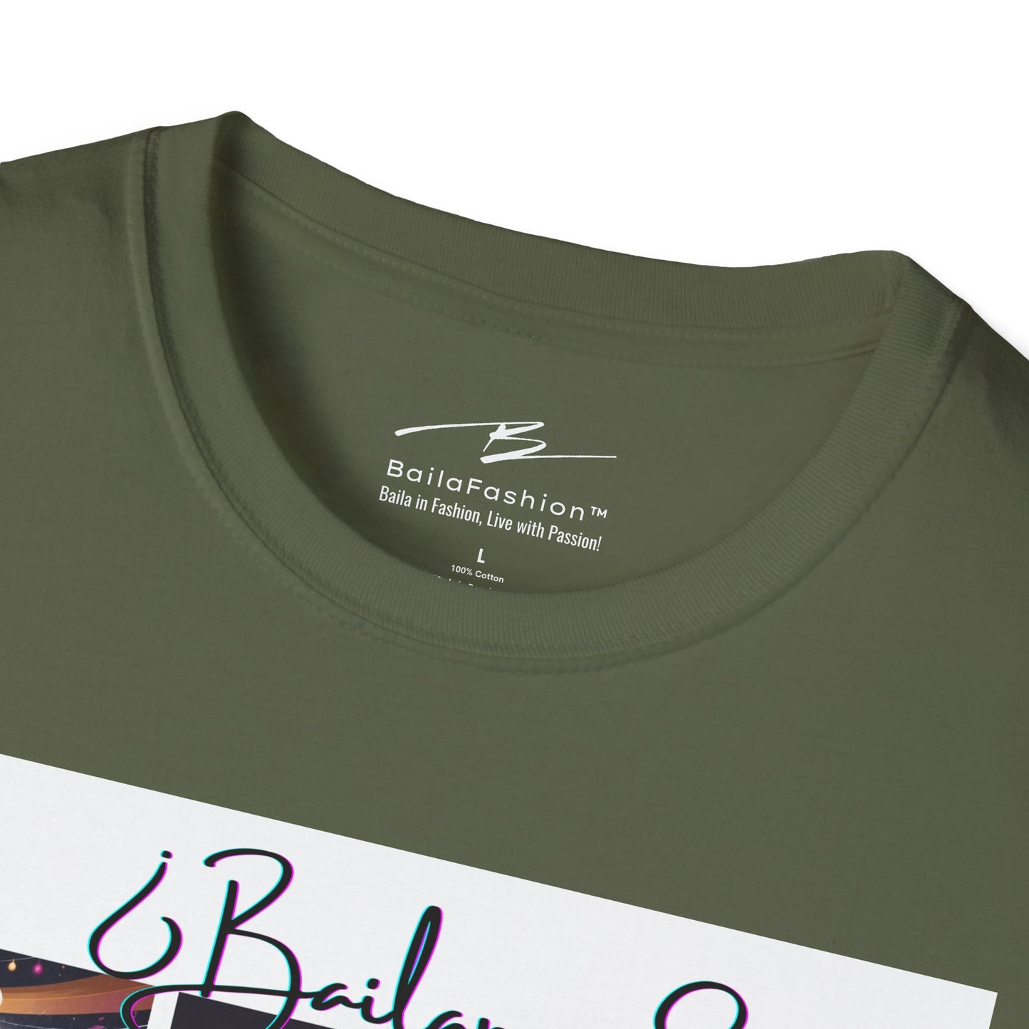 Bailamos? Latin Dance Collage T-Shirt | DJ Cat Salsa Bachata Scenes | Vibrant Dancer Art | BailaFashion Streetwear | Dance Practice Tee