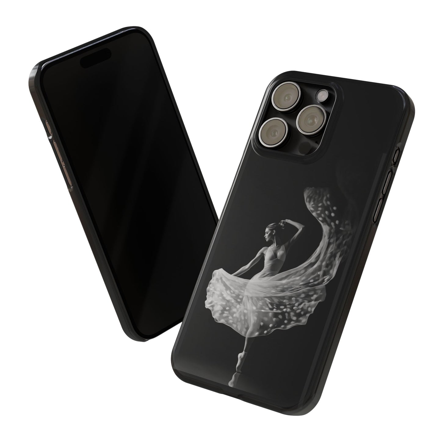 Dancer's Celestial Flow iPhone Case | Ballet Elegance Phone Protection | Starlit Performance Art | Dance Lifestyle | BailaFashion