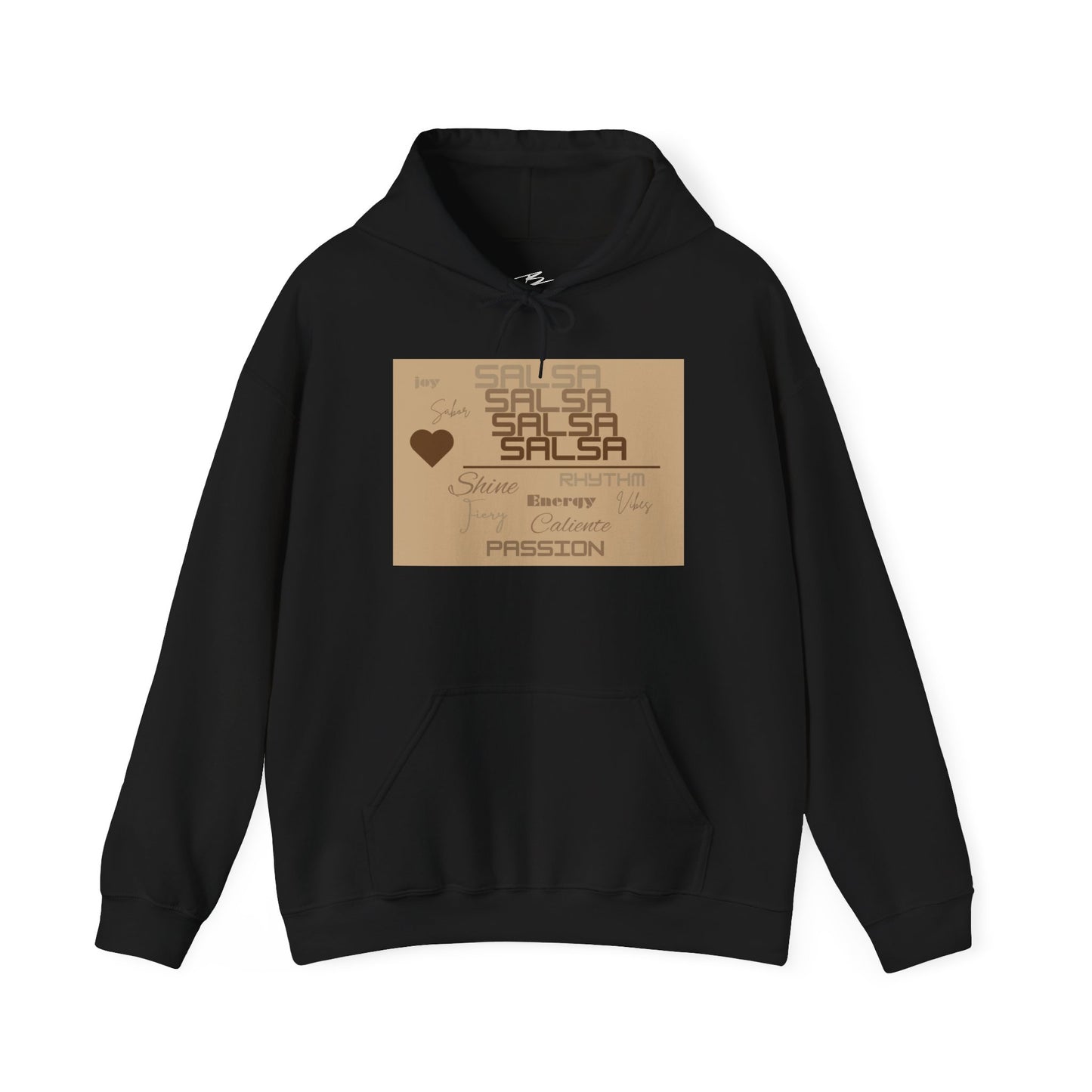 SALSA Typography Hoodie | Dance Words Graphic Sweatshirt | Rhythm Energy Passion | Dancer Pullover | BailaFashion Casual Wear Practice Wear