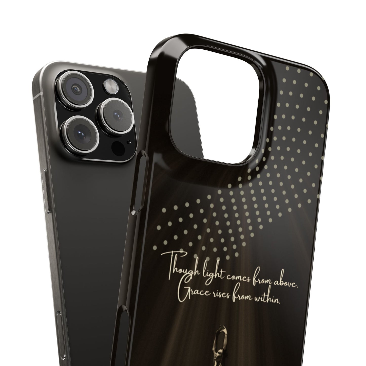 Divine Flight iPhone Case | Ballet Grace Art | Inspirational Dance Quote | Dance Lifestyle | BailaFashion