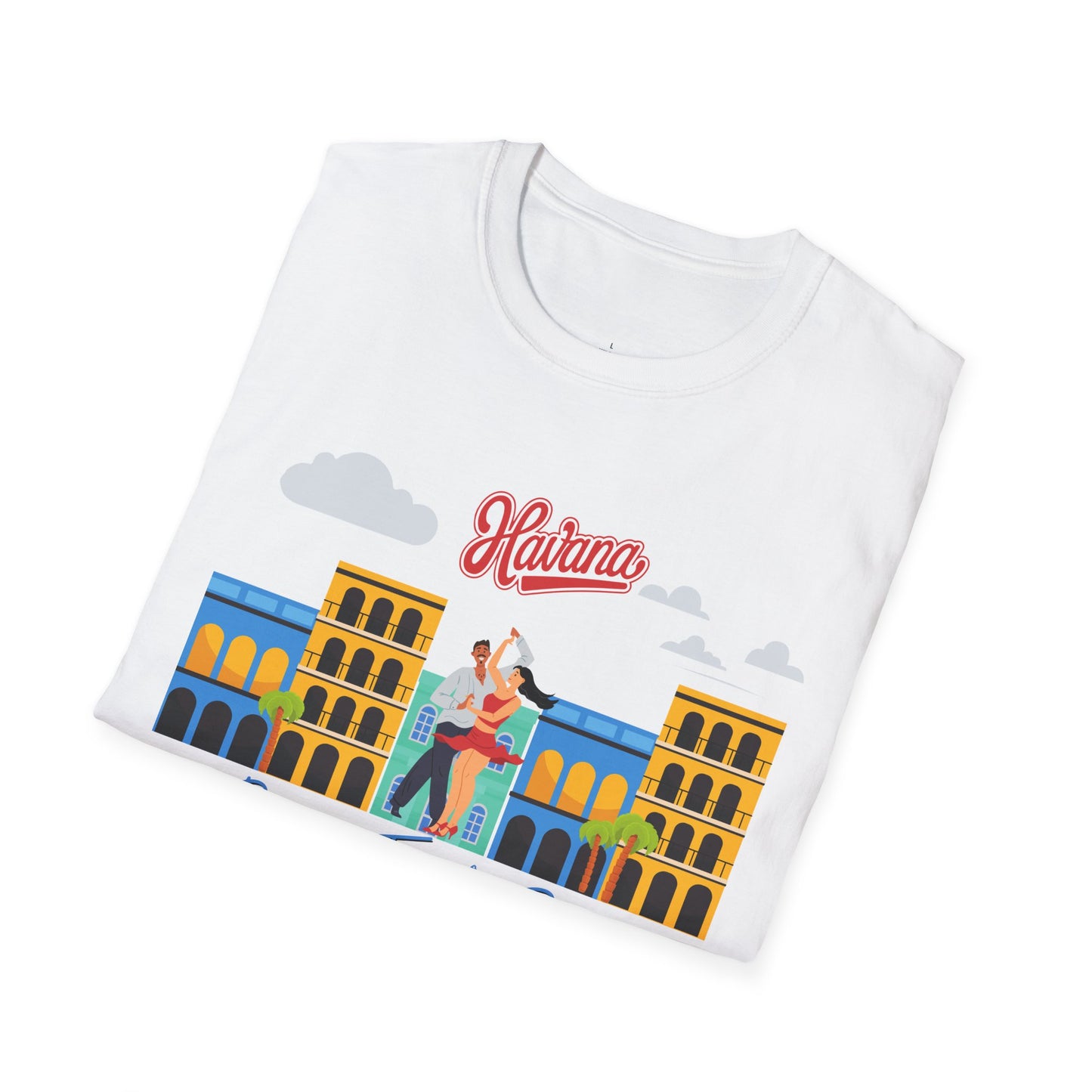 London Dance Travel Repeat T-Shirt | British Latin Dancers Big Ben Tee | Class Practice Matching Couple Tops | BailaFashion Dance Lifestyle