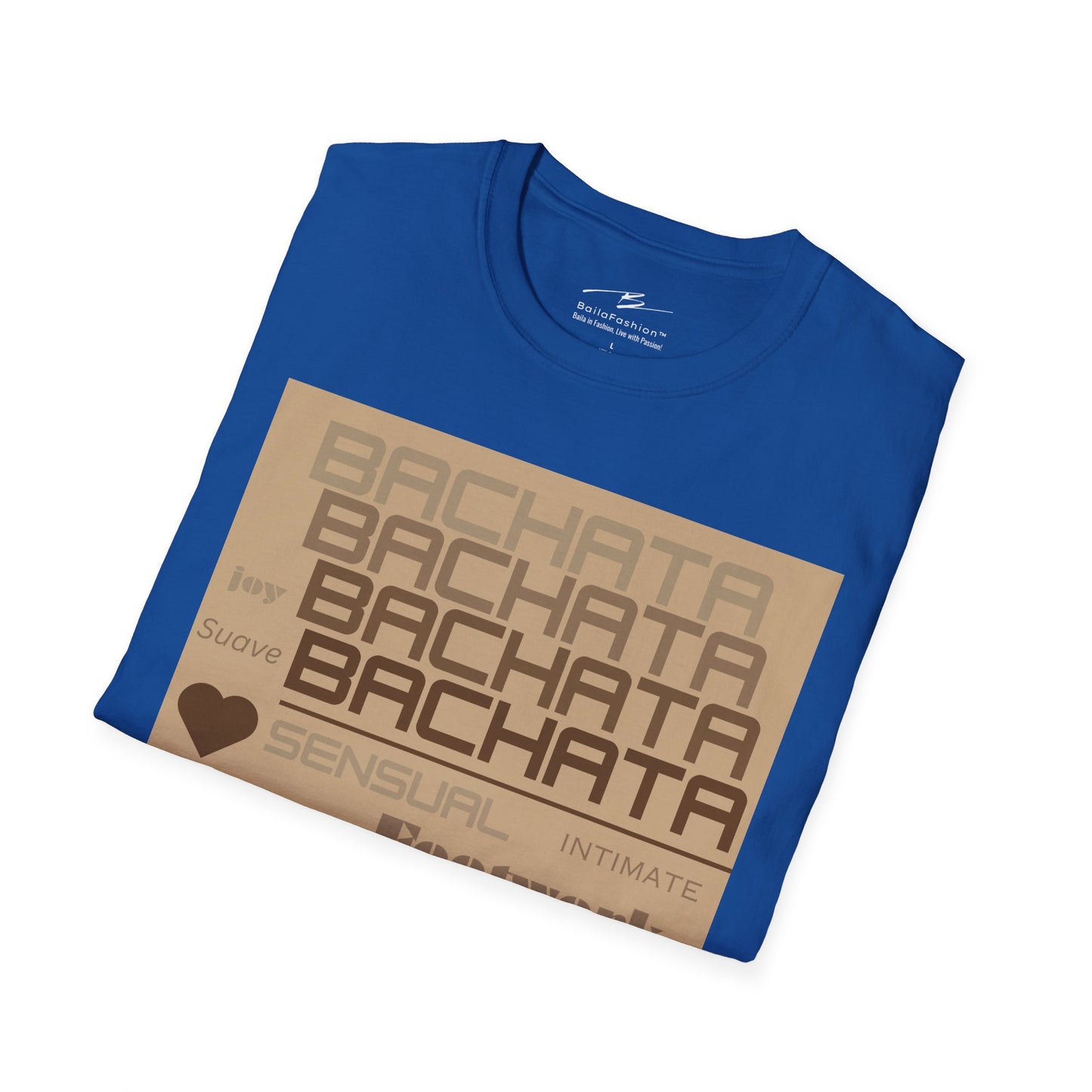 Bachata Essence T-Shirt | Latin Dance Typography Tee | Sensual Rhythm Elegance | Bachata Dancer Gift | BailaFashion Studio Dancewear