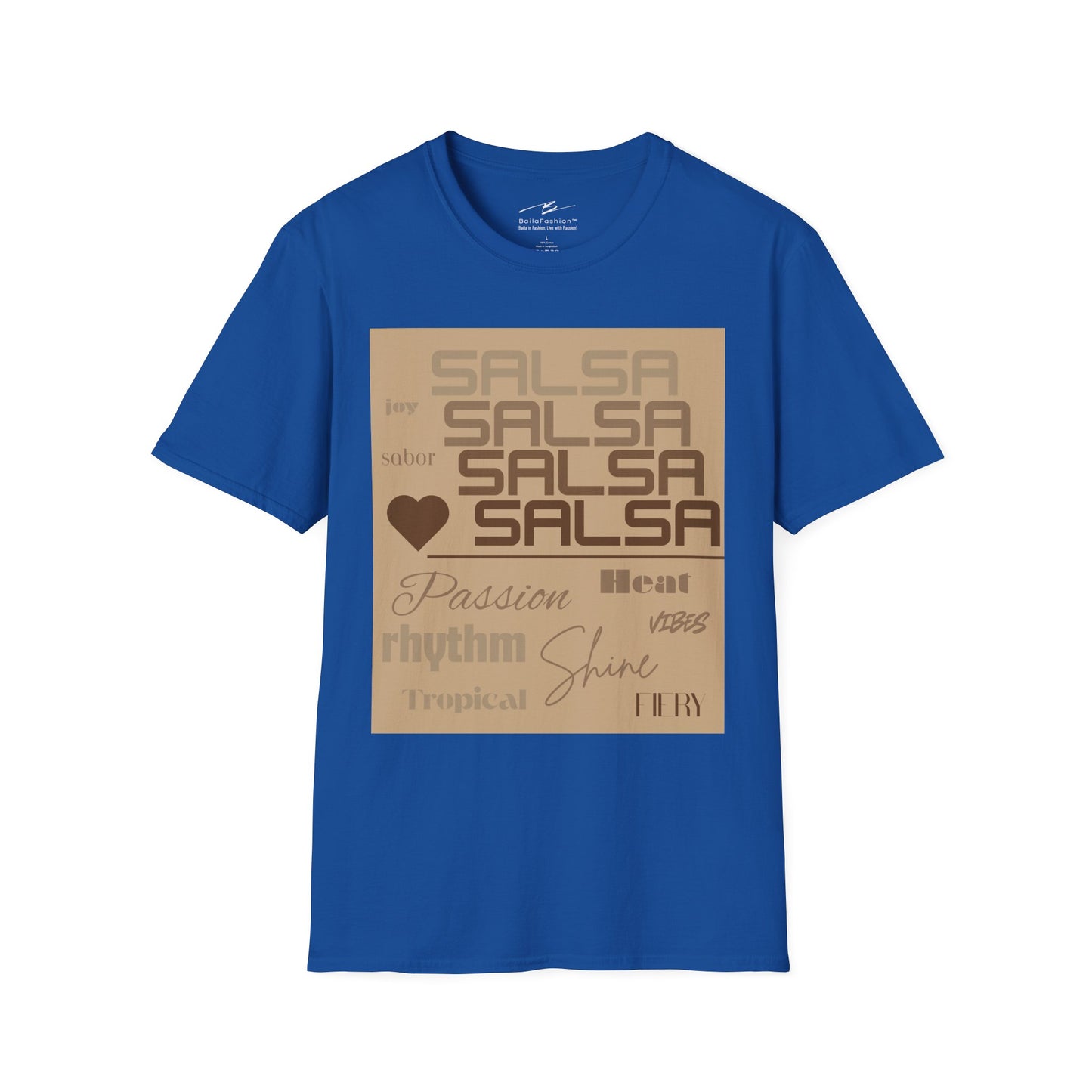 Salsa Essence Dancer T-Shirt | Latin Dance Typography Tee | Rhythm Passion Energy | Salsa Dancer Gift | Matching Couple Tops | BailaFashion