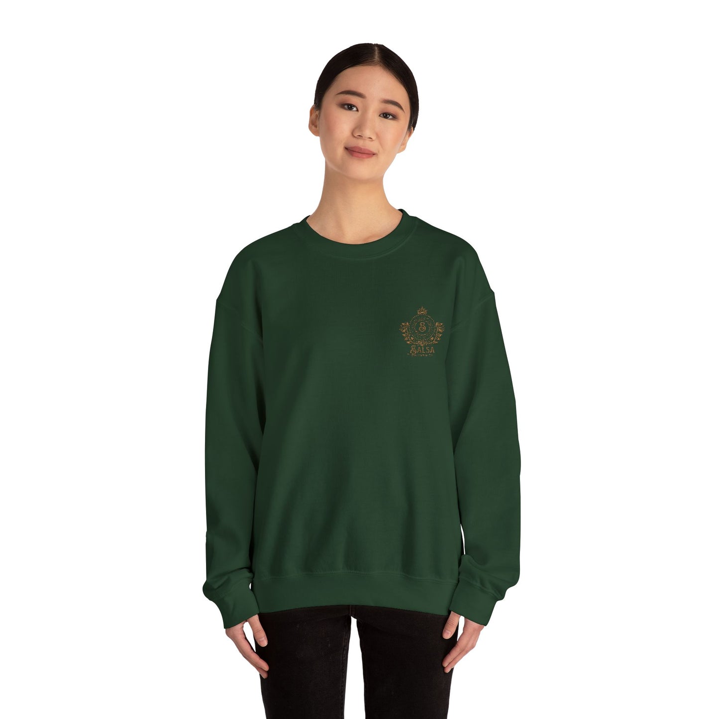 Embroidered Salsa University Sweatshirt | Elite Dance Academy Crewneck | Minimalist Latin Dancer Gift | Dance Lifestyle | Couple Sweater