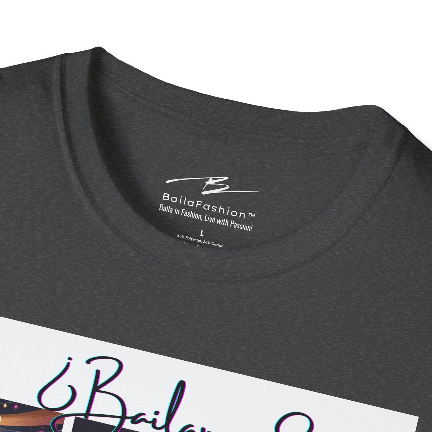 Bailamos? Latin Dance Collage T-Shirt | DJ Cat Salsa Bachata Scenes | Vibrant Dancer Art | BailaFashion Streetwear | Dance Practice Tee