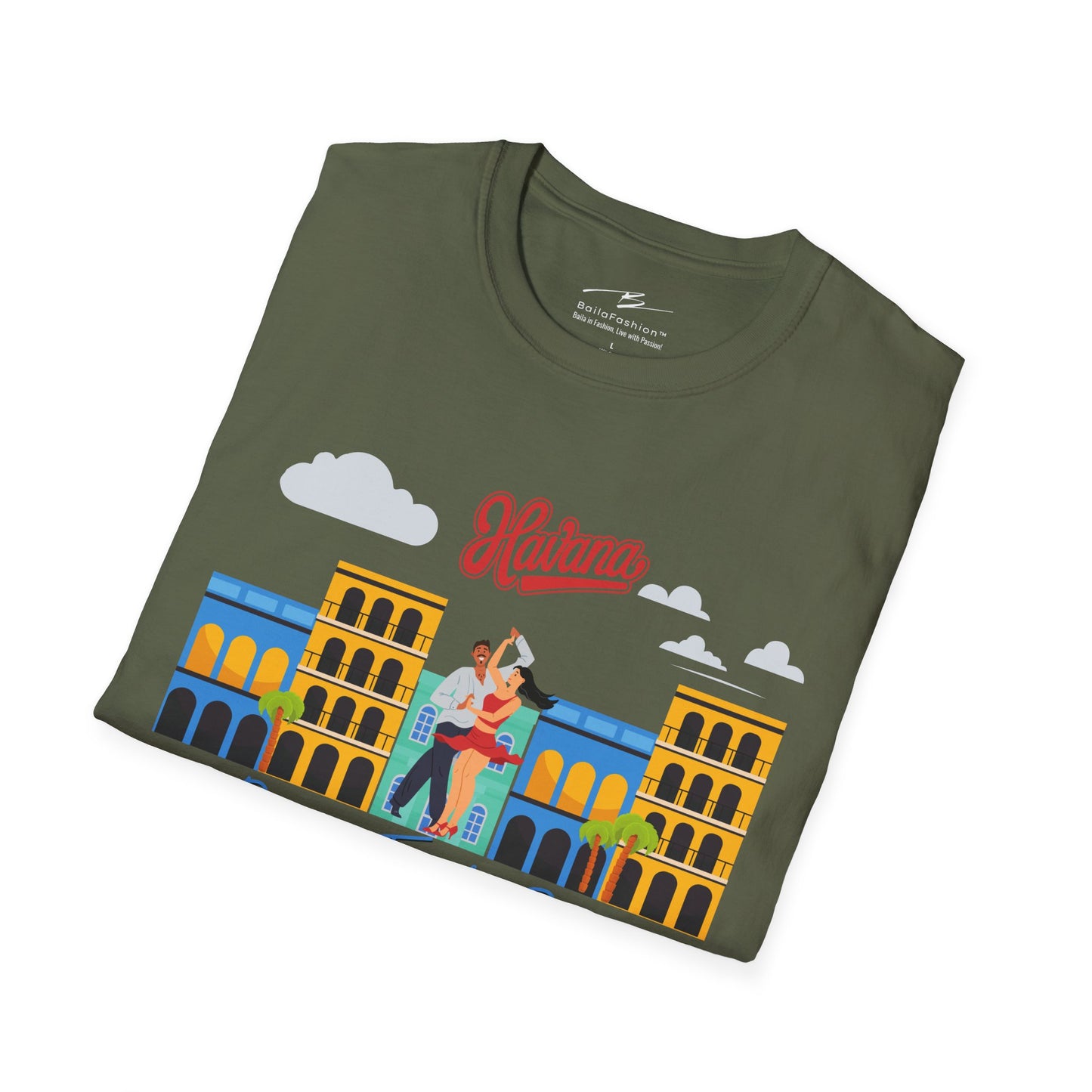 London Dance Travel Repeat T-Shirt | British Latin Dancers Big Ben Tee | Class Practice Matching Couple Tops | BailaFashion Dance Lifestyle