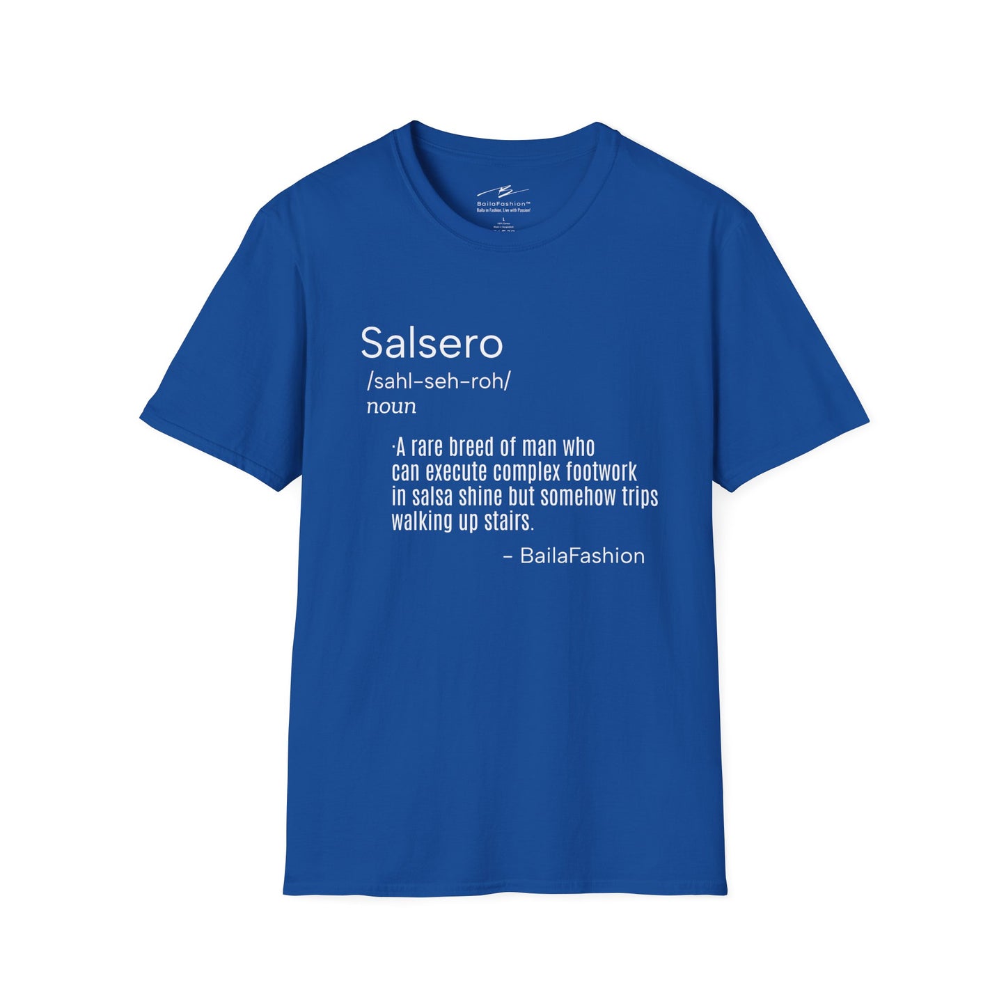 SALSERO Definition T-Shirt | Funny Salsa Dancing Tee | Dancer Dictionary Shirt | Latin Dance Humor Gift | Salsa Dancer Apparel | Daily Wear