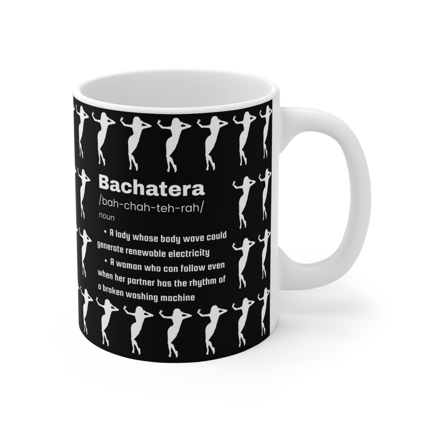Bachatera Definition Ceramic Mug 11oz | Latin Dance Humor Cup | Bachata Dancer Gift | Dance Studio Decor | Dance Lifestyle