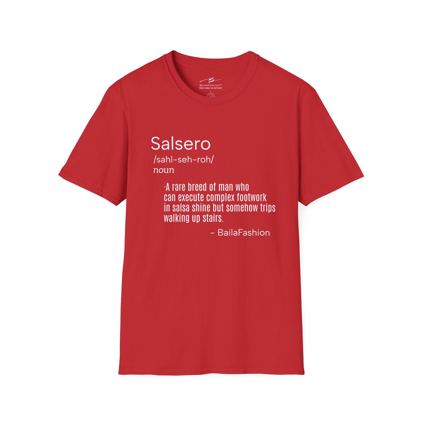 SALSERO Definition T-Shirt | Funny Salsa Dancing Tee | Dancer Dictionary Shirt | Latin Dance Humor Gift | Salsa Dancer Apparel | Daily Wear