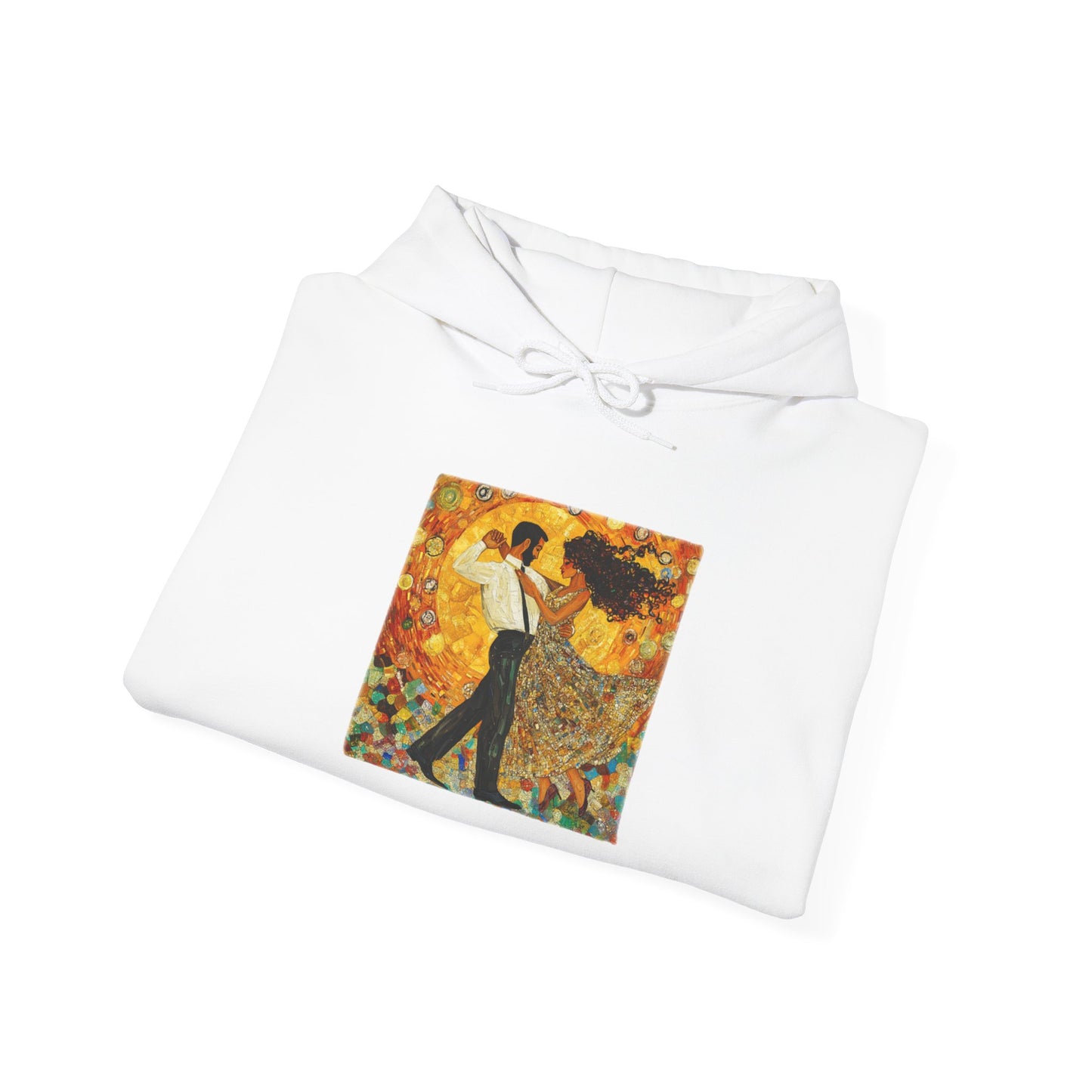 Golden Rhythm Dance Hoodie | Premium Salsa Bachata Apparel | Latin Dancer Gift | Vibrant Dance Art | BailaFashion Dance Lifestyle