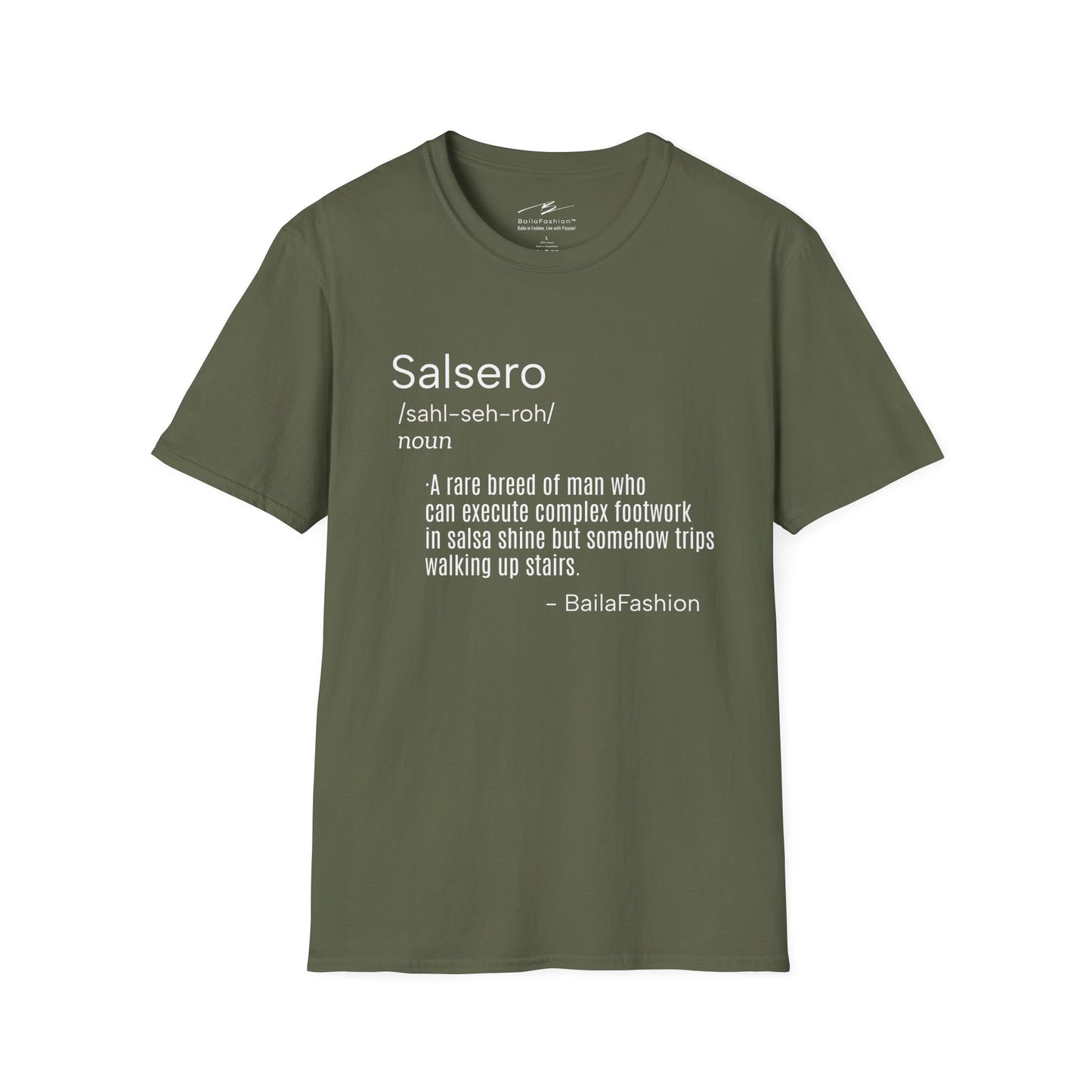 SALSERO Definition T-Shirt | Funny Salsa Dancing Tee | Dancer Dictionary Shirt | Latin Dance Humor Gift | Salsa Dancer Apparel | Daily Wear