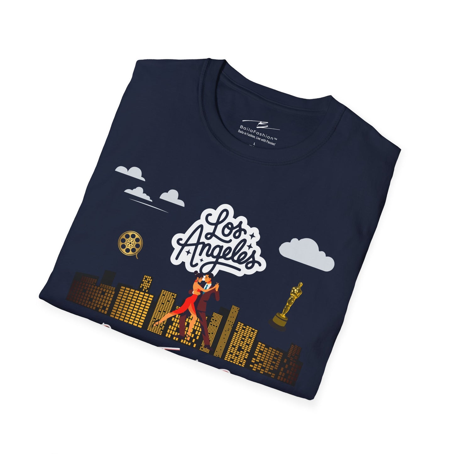 Los Angeles Dance Travel Repeat T-shirt | LA Latin Dance Scene | Hollywood Salsa Bachata | West Coast Dance Gift | BailaFashion Lifestyle